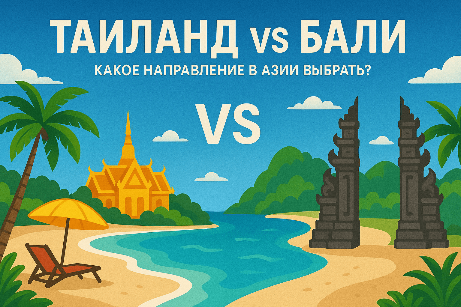 Таиланд vs Бали: какое направление в Азии выбрать?